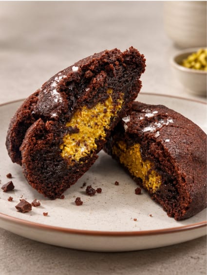 Dubai chocolate pistachio cookie