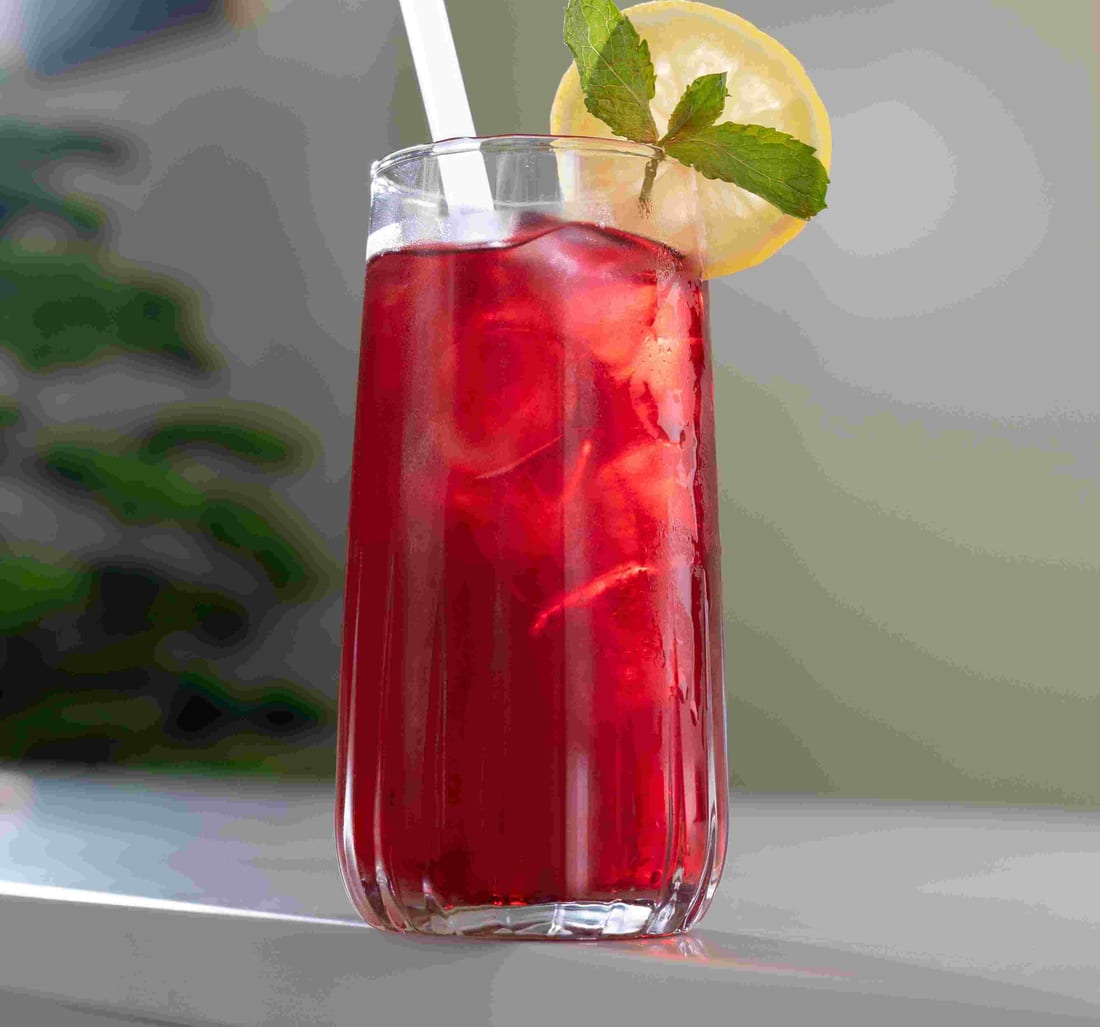 Iced Hibiscus Tea